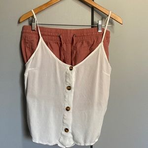 2 piece Streetwear Society (shorts and crop top)